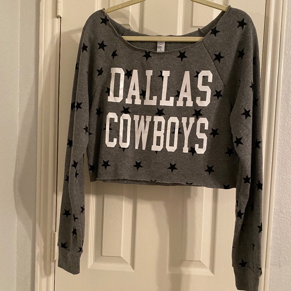 Dallas Cowboys cropped sweater
